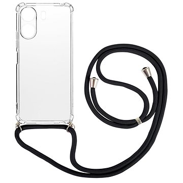 

TopQ Kryt Xiaomi Redmi 13C s černou šňůrkou průhledný 117925
