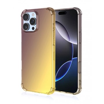 

TopQ Kryt iPhone 16 Pro Shock duhový purpurovo-žlutý 124878