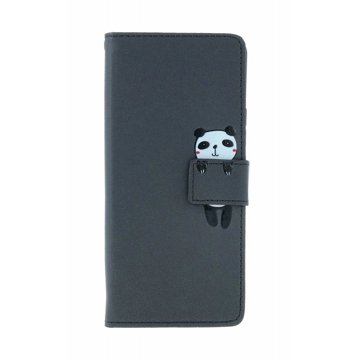 

TopQ Pouzdro Xiaomi Redmi Note 13 Pro 5G knížkové černé s pandou 131062