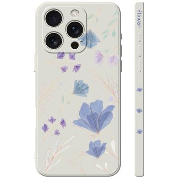 

TopQ Kryt Design iPhone 16 Pro Max Modré kvítky 130793