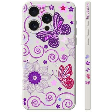 

TopQ Kryt Design iPhone 16 Pro Fialoví motýlci 130748