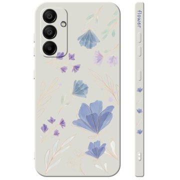 

TopQ Kryt Design Samsung A55 Modré kvítky 130700