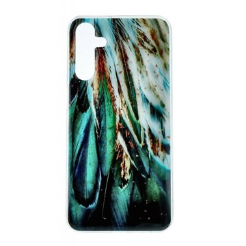 

TopQ Kryt Gold Glam Samsung A15 Feathers 128184