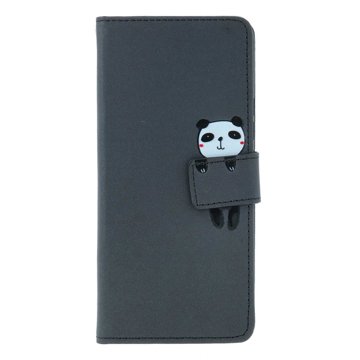 

TopQ Pouzdro Xiaomi Redmi Note 13 Pro+ 5G knížkové černé s pandou 131066