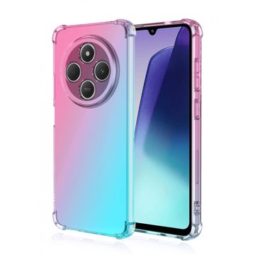 

TopQ Kryt Xiaomi Redmi 14C Shock duhový mentolovo-růžový 131182