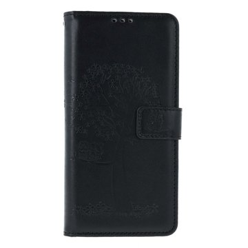 

TopQ Pouzdro Xiaomi Redmi Note 13 Pro 5G knížkové Černý strom sovičky 131463
