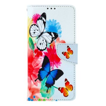 

TopQ Pouzdro Xiaomi Redmi Note 13 Pro 5G knížkové Barevné s motýlky 130229