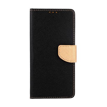 

TopQ Pouzdro Xiaomi Redmi 13C knížkové černo-zlaté 120381