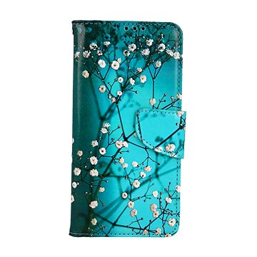 

TopQ Pouzdro Xiaomi Redmi Note 13 Pro+ 5G knížkové Modré s květy 121421