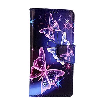 

TopQ Pouzdro Xiaomi Redmi Note 13 Pro+ 5G knížkové Modré s motýlky 121419