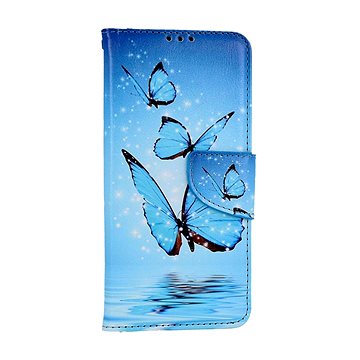 

TopQ Pouzdro Xiaomi Redmi Note 13 knížkové Modří motýlci 121372