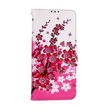 

TopQ Pouzdro Motorola Moto G54 5G knížkové Kytičky 121334