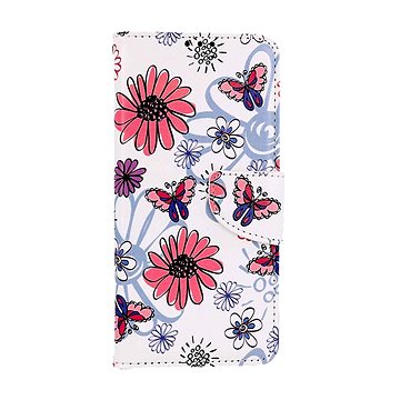 

TopQ Pouzdro Xiaomi Redmi 13C knížkové Flowers 121936