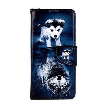 

TopQ Pouzdro Xiaomi Redmi 13C knížkové Odraz vlka 121935