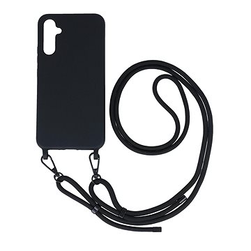 

TopQ Kryt Simple Samsung S24 černý se šňůrkou 120412