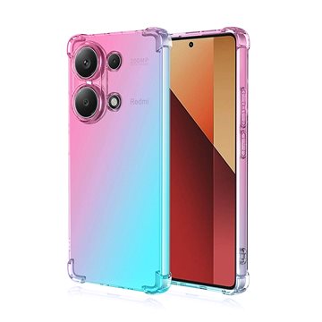 

TopQ Kryt Xiaomi Redmi Note 13 Pro Shock duhový mentolovo-růžový 120983