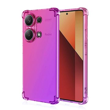 

TopQ Kryt Xiaomi Redmi Note 13 Pro Shock duhový růžovo-fialový 120981