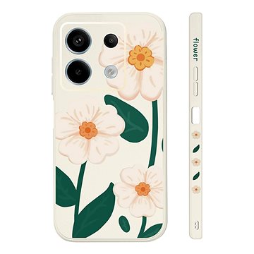 

TopQ Kryt Design Xiaomi Redmi Note 13 Pro 5G Bílé květy 123327