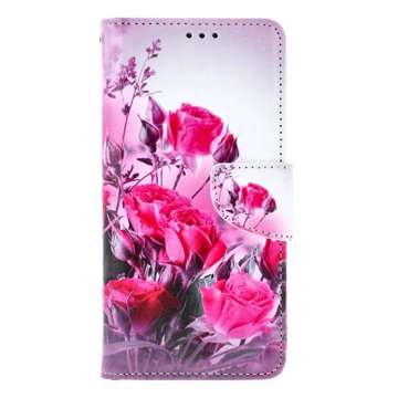 

TopQ Pouzdro Xiaomi Redmi Note 13 knížkové Romantické růže 130005
