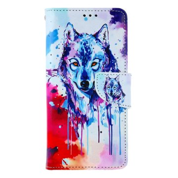 

TopQ Pouzdro Xiaomi Redmi Note 13 knížkové Kresba vlka 130013