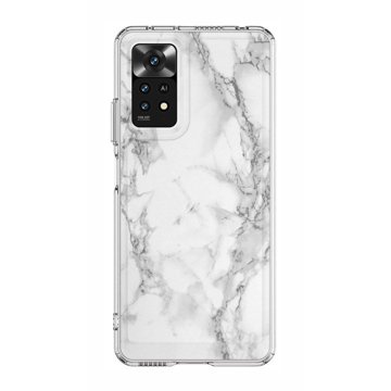 

TopQ Kryt STYLE Xiaomi Redmi Note 11 pevný Mramor bílý 132242