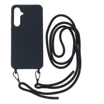 

TopQ Kryt Simple Samsung A55 černý se šňůrkou131979