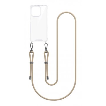 

TopQ Kryt Armor Xiaomi Redmi Note 13 s béžovou šňůrkou průhledný 131971
