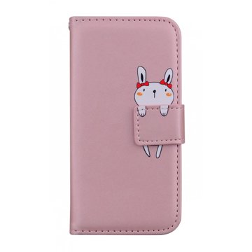 

TopQ Pouzdro Xiaomi Redmi 14C knížkové růžové s králíčkem 132685