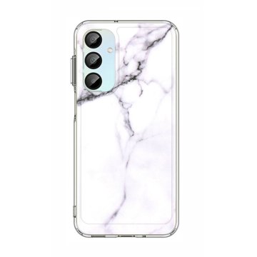 

TopQ Kryt Samsung A16 pevný Mramor bílý 132378