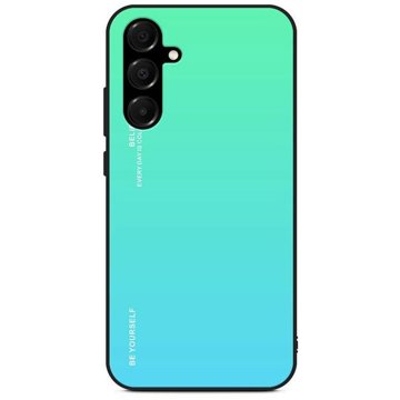 

TopQ Kryt LUXURY Samsung A16 pevný duhový zelený 132290
