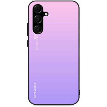 

TopQ Kryt LUXURY Samsung A16 pevný duhový růžový 132288
