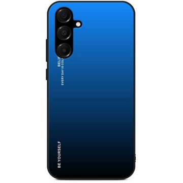 

TopQ Kryt LUXURY Samsung A16 pevný duhový modrý 132287