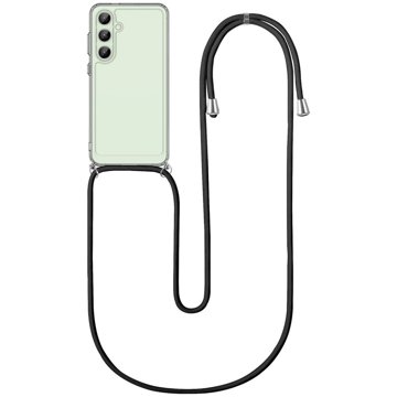 

TopQ Kryt Samsung S24 FE s černou šňůrkou průhledný 132657