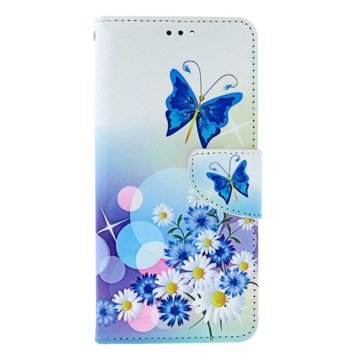 

TopQ Pouzdro Xiaomi Redmi 13C knížkové Bílé s motýlkem 131930
