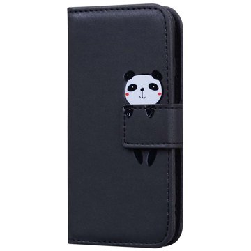 

TopQ Pouzdro Samsung A16 knížkové černé s pandou 132307