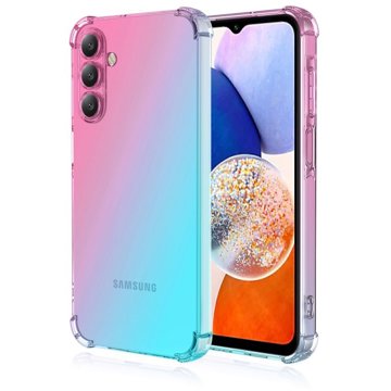 

TopQ Kryt Samsung A16 Shock duhový mentolovo-růžový 132295