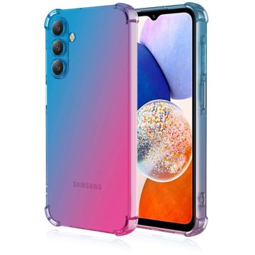 

TopQ Kryt Samsung A16 Shock duhový modro-růžový 132292