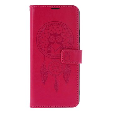 

TopQ Pouzdro Xiaomi Redmi 14C knížkové Lapač se sovičkou růžové 133347