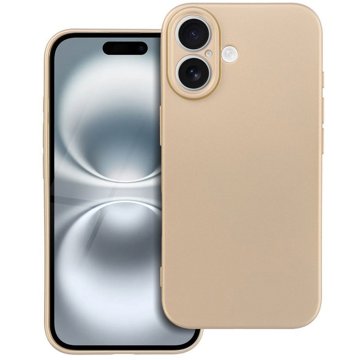 

TopQ Kryt Metallic iPhone 16 zlatý 134125