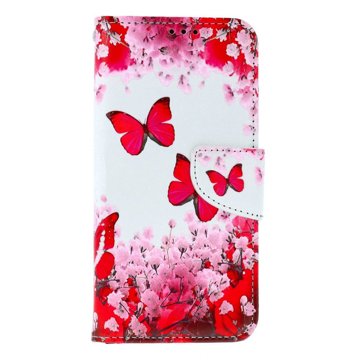

TopQ Pouzdro Samsung A15 knížkové Růžoví motýlci 132165