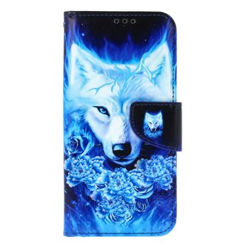 

TopQ Pouzdro Samsung A15 knížkové Tyrkysový vlk 132164