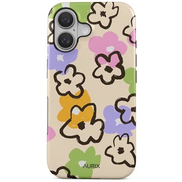 

TopQ Kryt AURIX MagSafe iPhone 16 Flower Drawing 133543