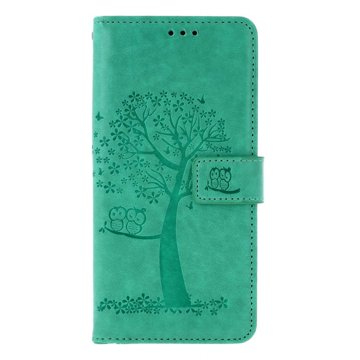 

TopQ Pouzdro Xiaomi Redmi Note 13 knížkové Zelený strom sovičky 130630
