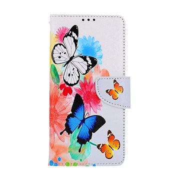 

TopQ Pouzdro Xiaomi Redmi 13C 5G knížkové Barevné s motýlky 125705