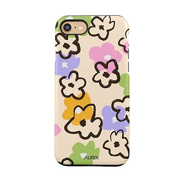 

TopQ AURIX iPhone SE 2020 pevný Flower Drawing 126834