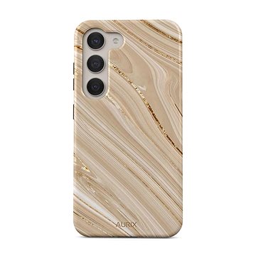 

TopQ AURIX Samsung S23 pevný Golden Sands 126943