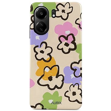 

TopQ AURIX Xiaomi Redmi 13C pevný Flower Drawing 127148