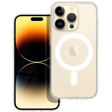 

TopQ Clear Magnetic iPhone 14 Pro Max pevný průhledný 126914
