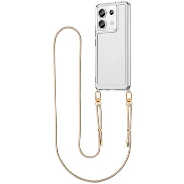 

TopQ Esthetique Xiaomi Redmi Note 13 Pro s béžovou šňůrkou průhledný 126518