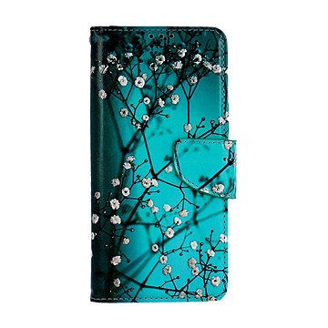 

TopQ Honor Magic6 Lite 5G knížkové Modré s květy 126025